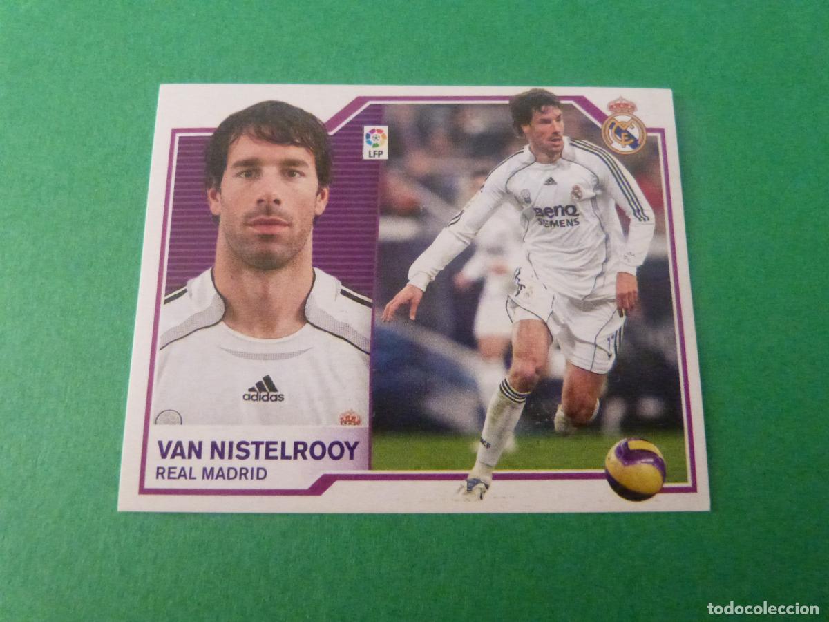 Cromos de f&uacute;tbol: CROMO FUTBOL VAN NISTELROOY REAL MADRID C.F. SIN PEGAR LIGA ESTE 2007-2008/07-08