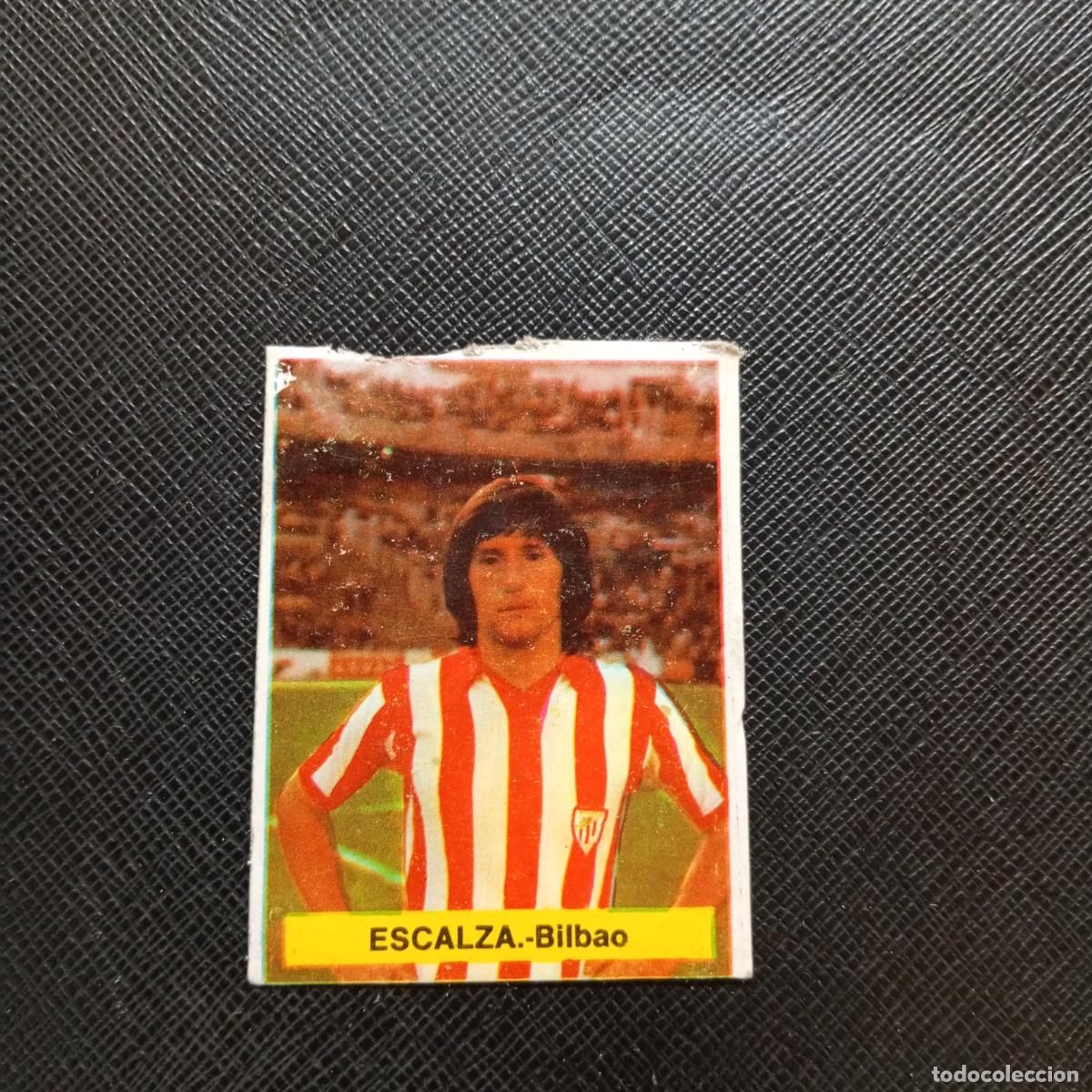 Cromos de f&uacute;tbol: ESCALZA BILBAO FINI 1975 1976 CROMO FUTBOL LIGA 75 76 - DESPEGADO - A124 PG217