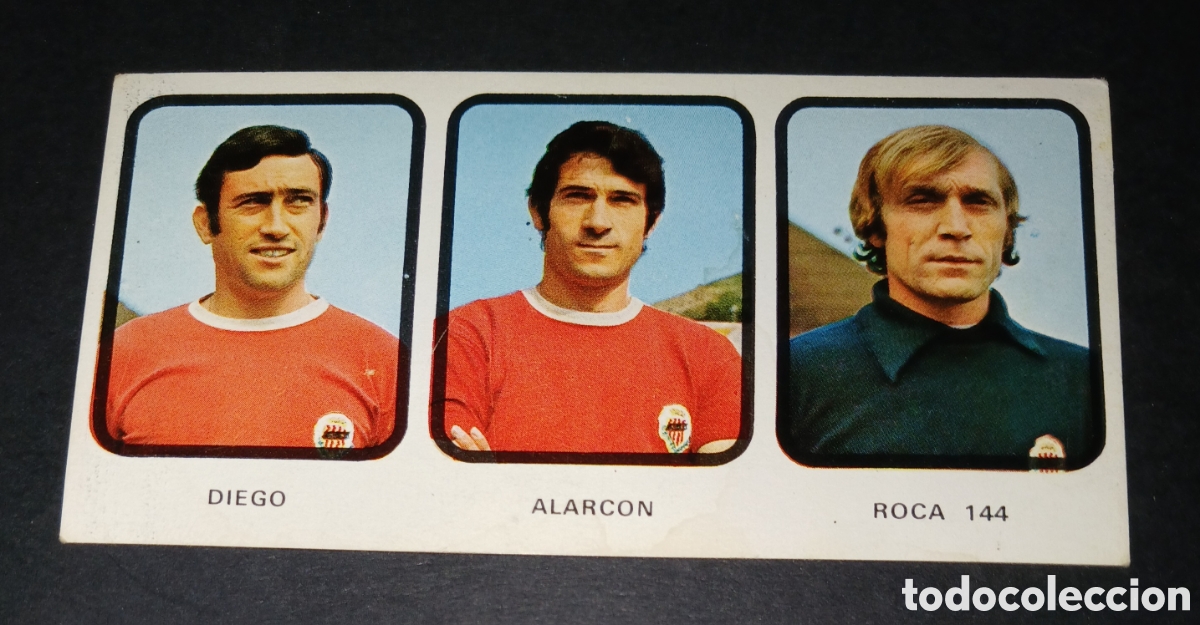 Cromos de f&uacute;tbol: Cromo N&ordm; 144 Diego Alarcon Roca Gimnastic de Tarragona Ruiz Romero 1973 1974 sin pegar nunca pegado