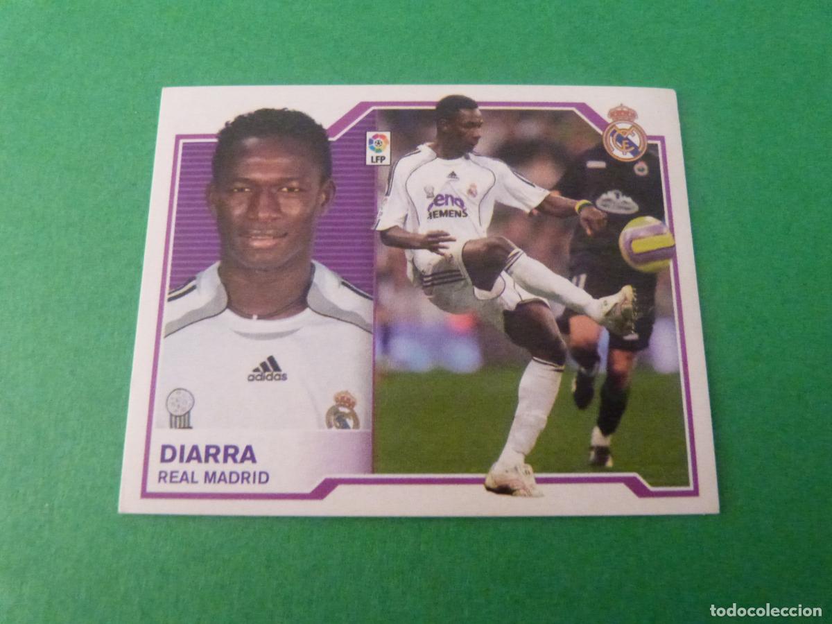 Cromos de f&uacute;tbol: CROMO FUTBOL DIARRA REAL MADRID C.F. SIN PEGAR LIGA ESTE 2007-2008/07-08