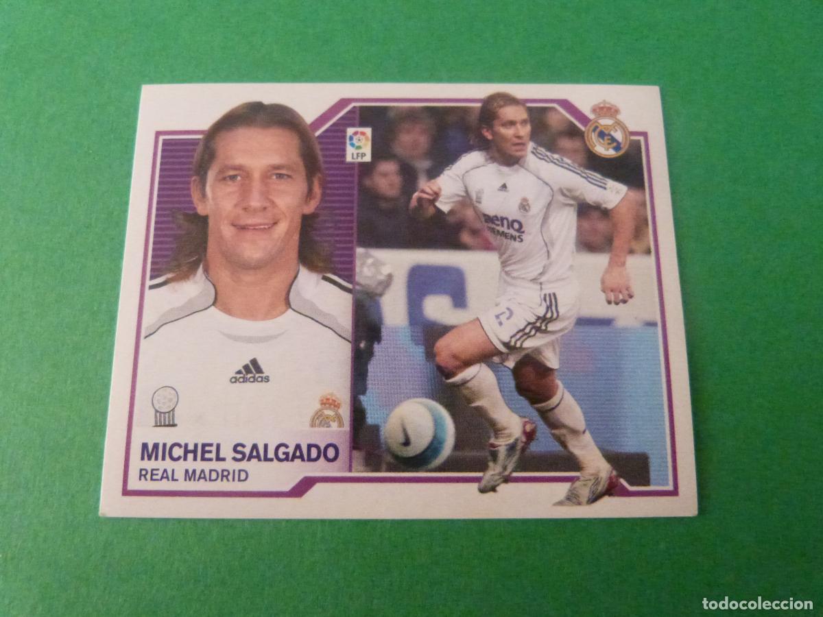 Cromos de f&uacute;tbol: CROMO FUTBOL MICHEL SALGADO REAL MADRID C.F. SIN PEGAR LIGA ESTE 2007-2008/07-08