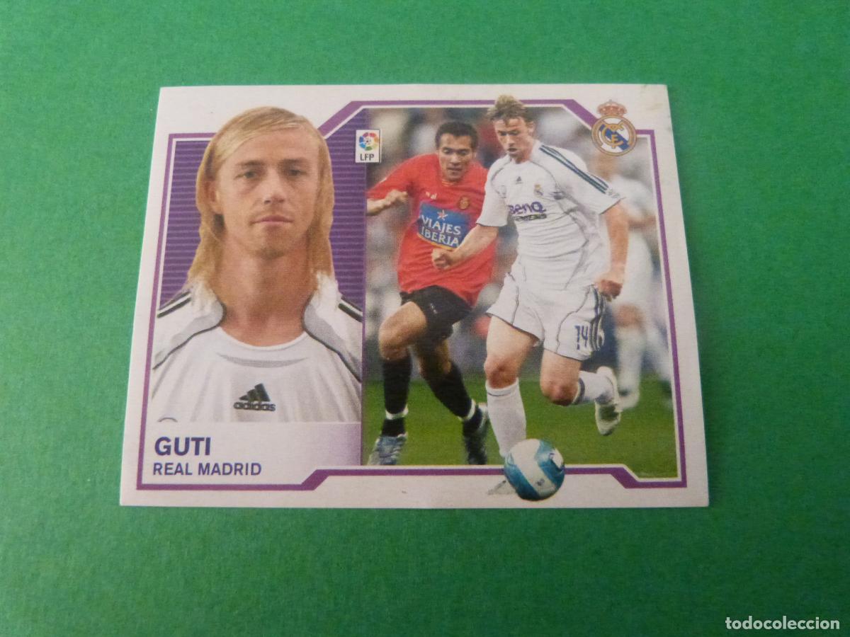 Figurine di Calcio: CROMO FUTBOL GUTI REAL MADRID C.F. SIN PEGAR LIGA ESTE 2007-2008/07-08