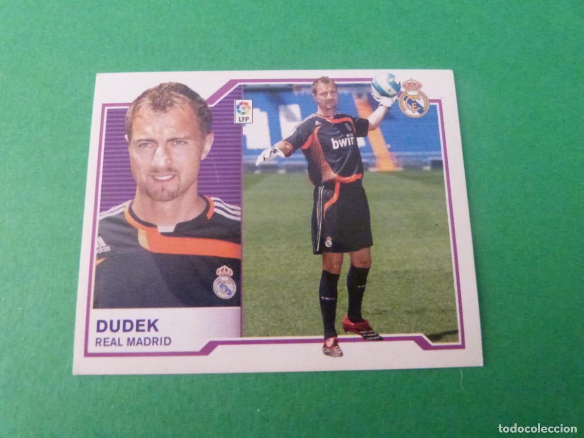 Cromos de f&uacute;tbol: CROMO FUTBOL DUDEK REAL MADRID C.F. SIN PEGAR LIGA ESTE 2007-2008/07-08