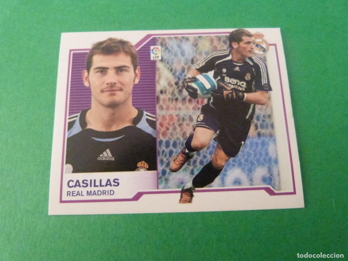 Cromos de f&uacute;tbol: CROMO FUTBOL CASILLAS REAL MADRID C.F. SIN PEGAR LIGA ESTE 2007-2008/07-08
