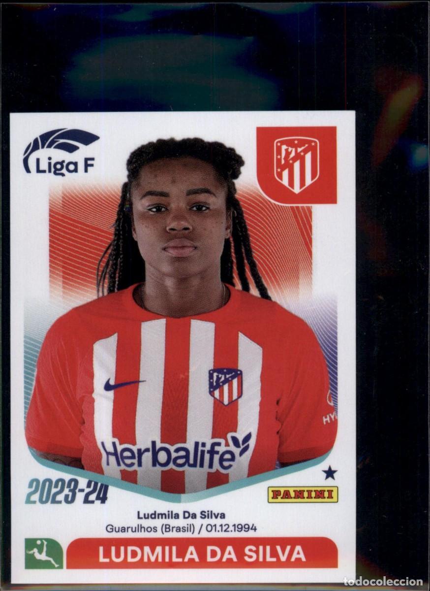 Cromos de f&uacute;tbol: Ludmila da Silva N&ordm; 37 Atl&eacute;tico de Madrid Liga F Colecciones Este 2023 2024 Panini 23 24