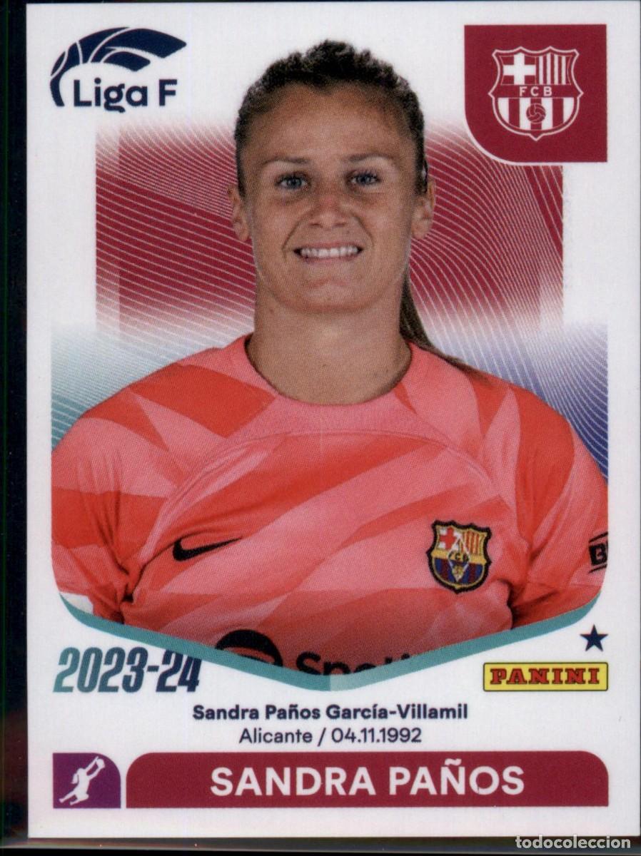 Cromos de f&uacute;tbol: Sandra Pa&ntilde;os N&ordm; 44 FC Bar&ccedil;a (Barcelona) Liga F Colecciones Este 2023 2024 Panini 23 24