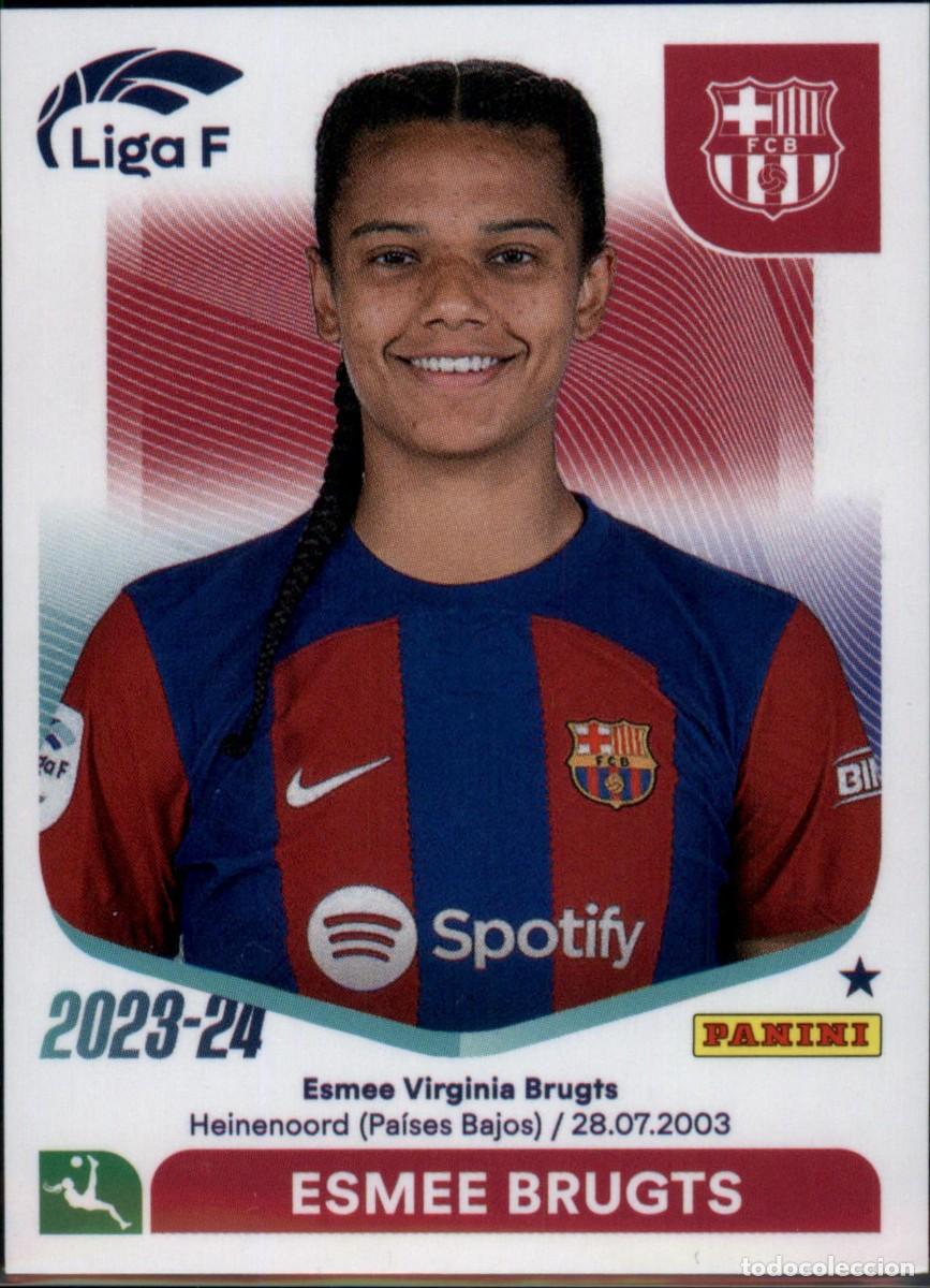 Cromos de f&uacute;tbol: Esmee Brugts N&ordm; 60 B FC Bar&ccedil;a (Barcelona) Liga F Colecciones Este 2023 2024 Panini 23 24