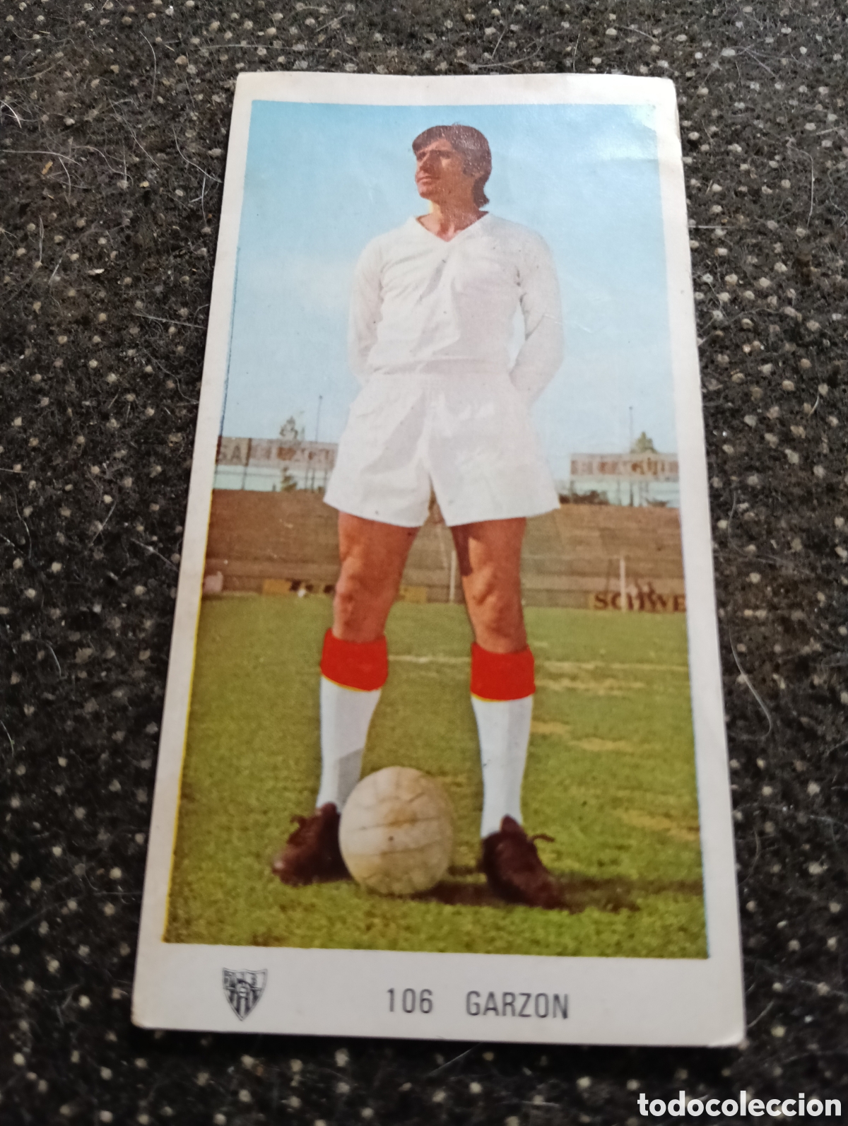 Cromos de f&uacute;tbol: N&deg; 106 Garzon Sevilla Ruiz Romero 1971-1972. 71-72. Nunca pegado