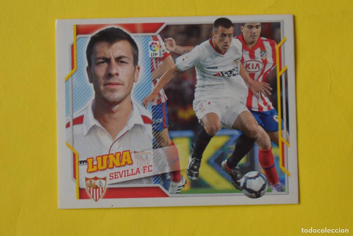 Cromos de f&uacute;tbol: Cromo Liga 2010 2011. 10 11. Luna. Sevilla. N &ordm; 6 B. Colecciones ESTE. Sin pegar