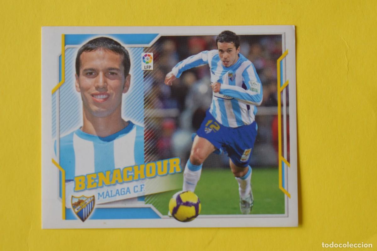 Cromos de f&uacute;tbol: Cromo Liga 2010 2011. 10 11. Benachour. M&aacute;laga. N &ordm;11 B. Colecciones ESTE. Sin pegar