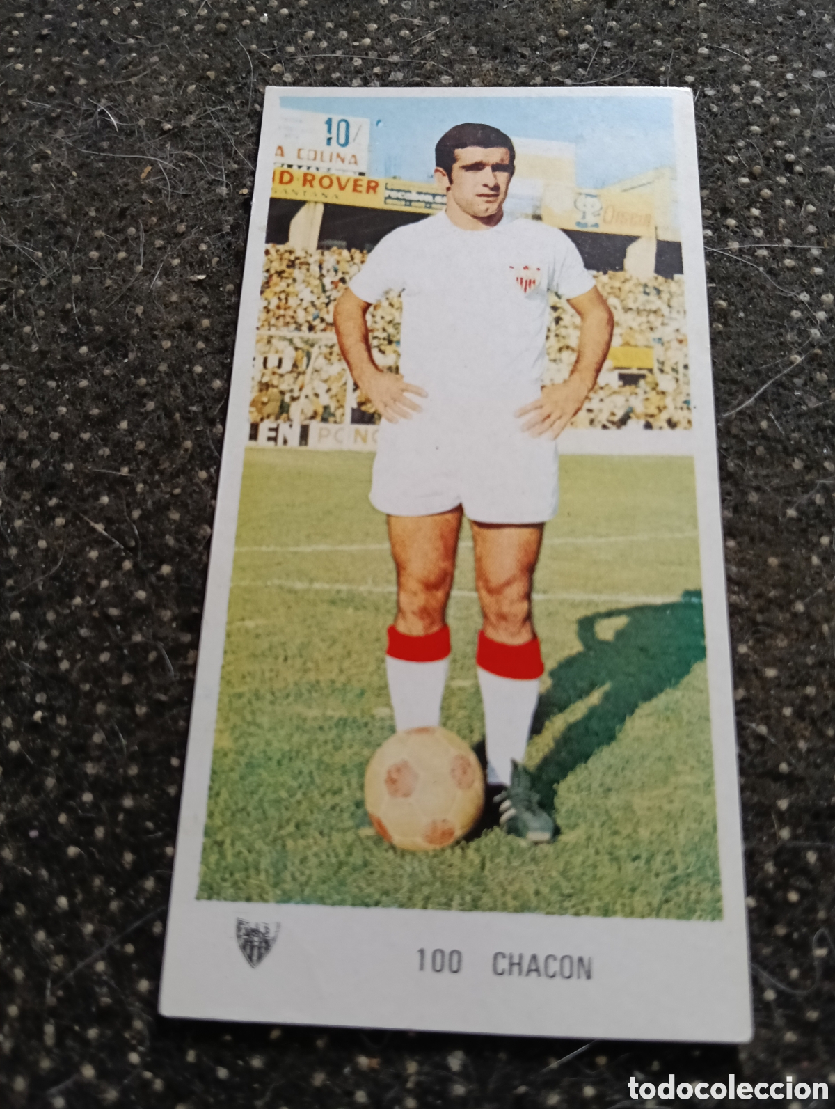 Cromos de f&uacute;tbol: N&deg; 100 Chacon Sevilla Ruiz Romero 1971-1972. 71-72. Nunca pegado