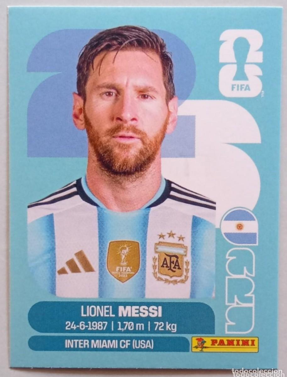 Cromos de f&uacute;tbol: ARG 17 ARG17 Leo MESSI Argentina Mundial 2026 Panini