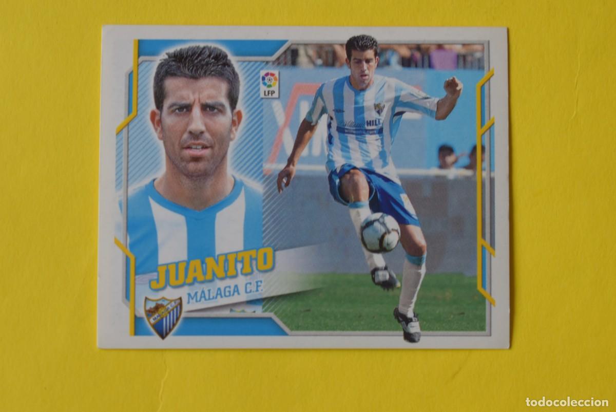 Cromos de f&uacute;tbol: Cromo Liga 2010 2011. 10 11. Juanito. M&aacute;laga. N &ordm; 8. Colecciones ESTE. Sin pegar
