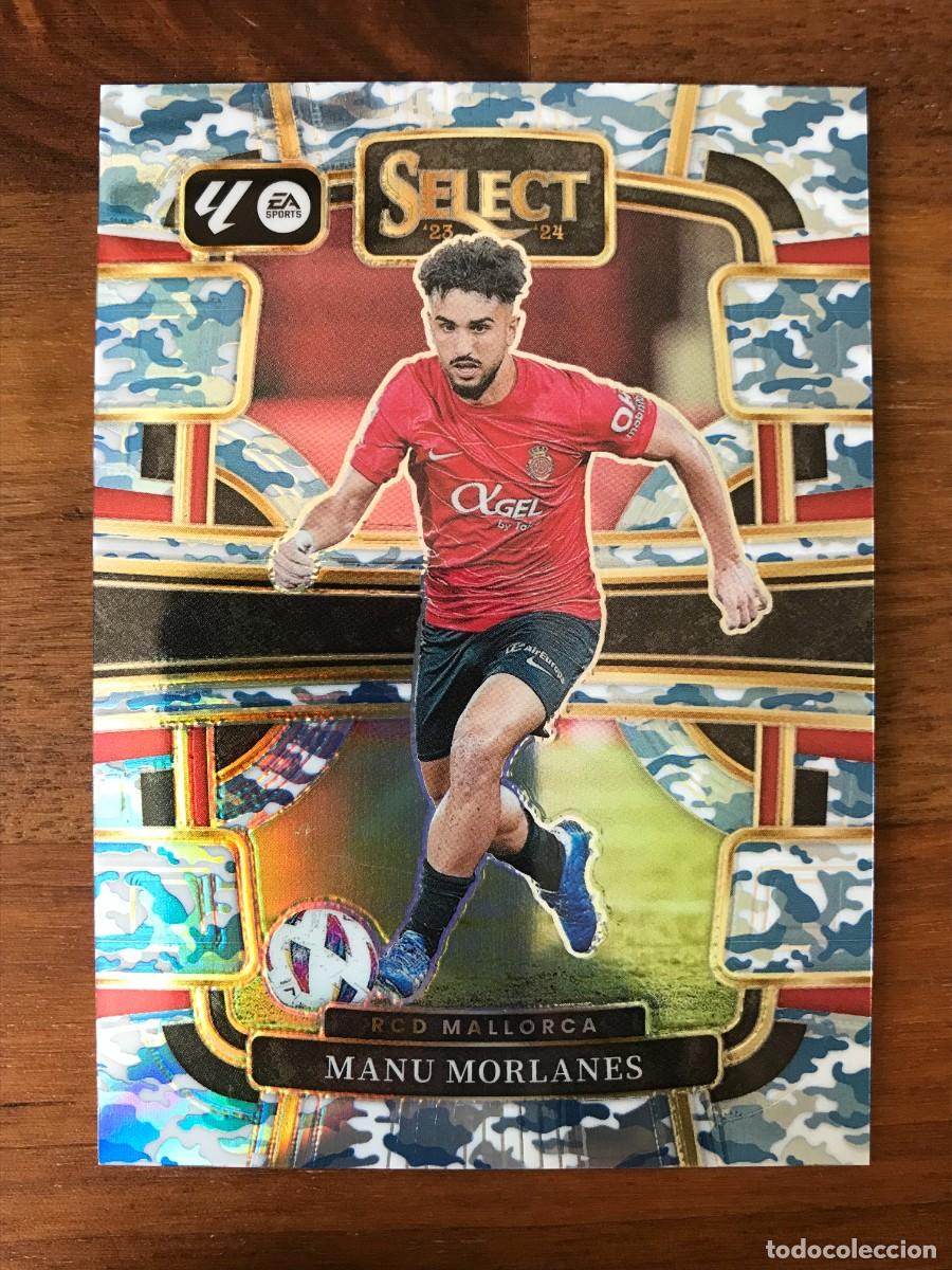Cromos de f&uacute;tbol: MANU MORLANES - RCD MALLORCA - NUMERADA /99 WINTER CAMO PRIZM - PANINI SELECT LA LIGA 2023 2024