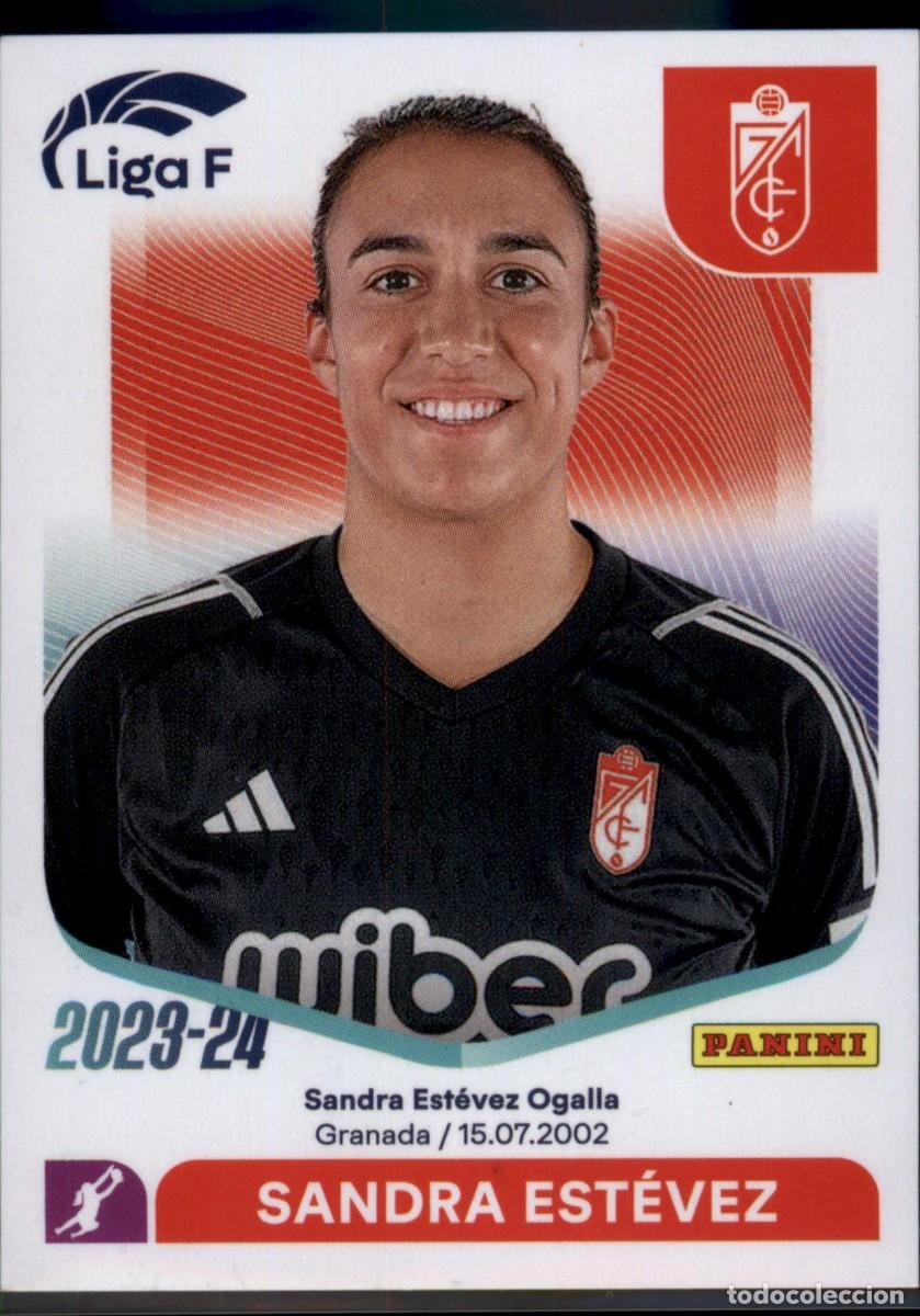 Cromos de f&uacute;tbol: Sandra Est&eacute;vez N&ordm; 124 Granada CF Liga F Colecciones Este 2023 2024 Panini 23 24
