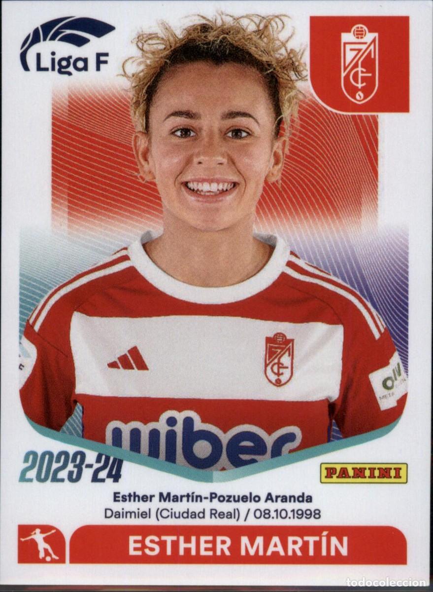 Cromos de f&uacute;tbol: Esther Mart&iacute;n N&ordm; 130 Granada CF Liga F Colecciones Este 2023 2024 Panini 23 24
