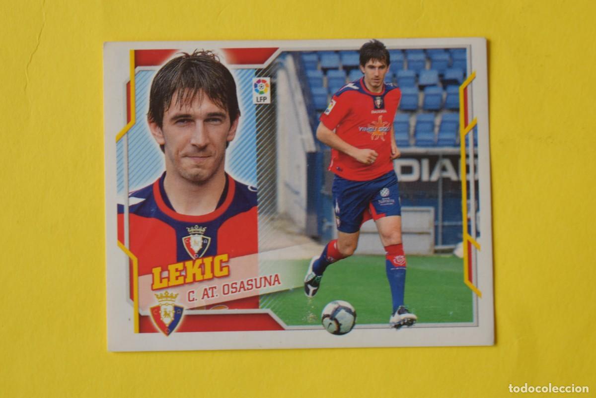 Fu&szlig;ball-Sticker: Cromo Liga 2010 2011. 10 11. Lekic. Osasuna. &Uacute;ltimos Fichajes. N &ordm; 2. Colecciones ESTE. Sin pegar
