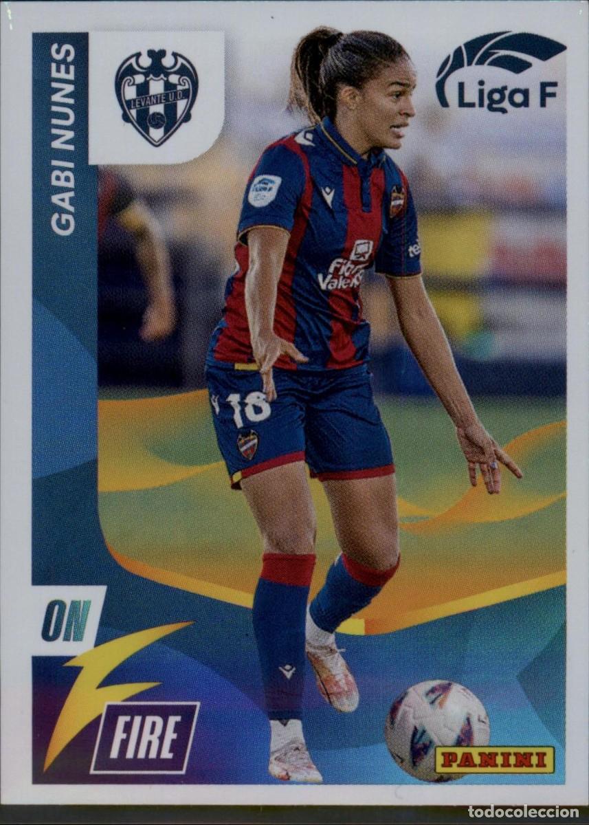 Fu&szlig;ball-Sticker: Gabi Nunes On Fire N&ordm; 333 Levante UD Liga F Colecciones Este 2023 2024 Panini 23 24