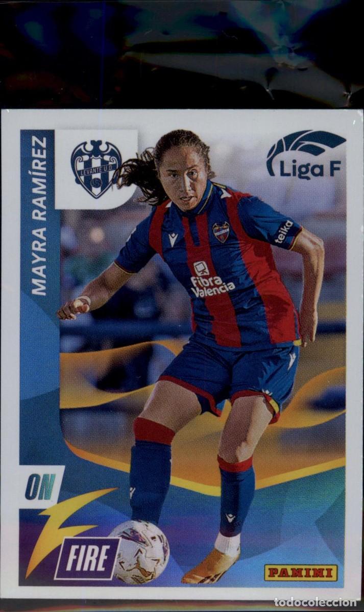 Cromos de f&uacute;tbol: Mayra Ram&iacute;rez On Fire N&ordm; 346 Levante UD Liga F Colecciones Este 2023 2024 Panini 23 24