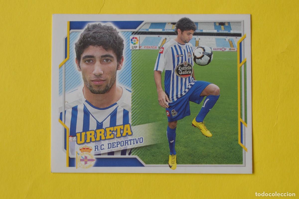 Cromos de f&uacute;tbol: Cromo Liga 2010 2011. 10 11. Urreta. Deportivo. &Uacute;ltimos Fichajes. N &ordm; 5. Colecciones ESTE. Sin pegar