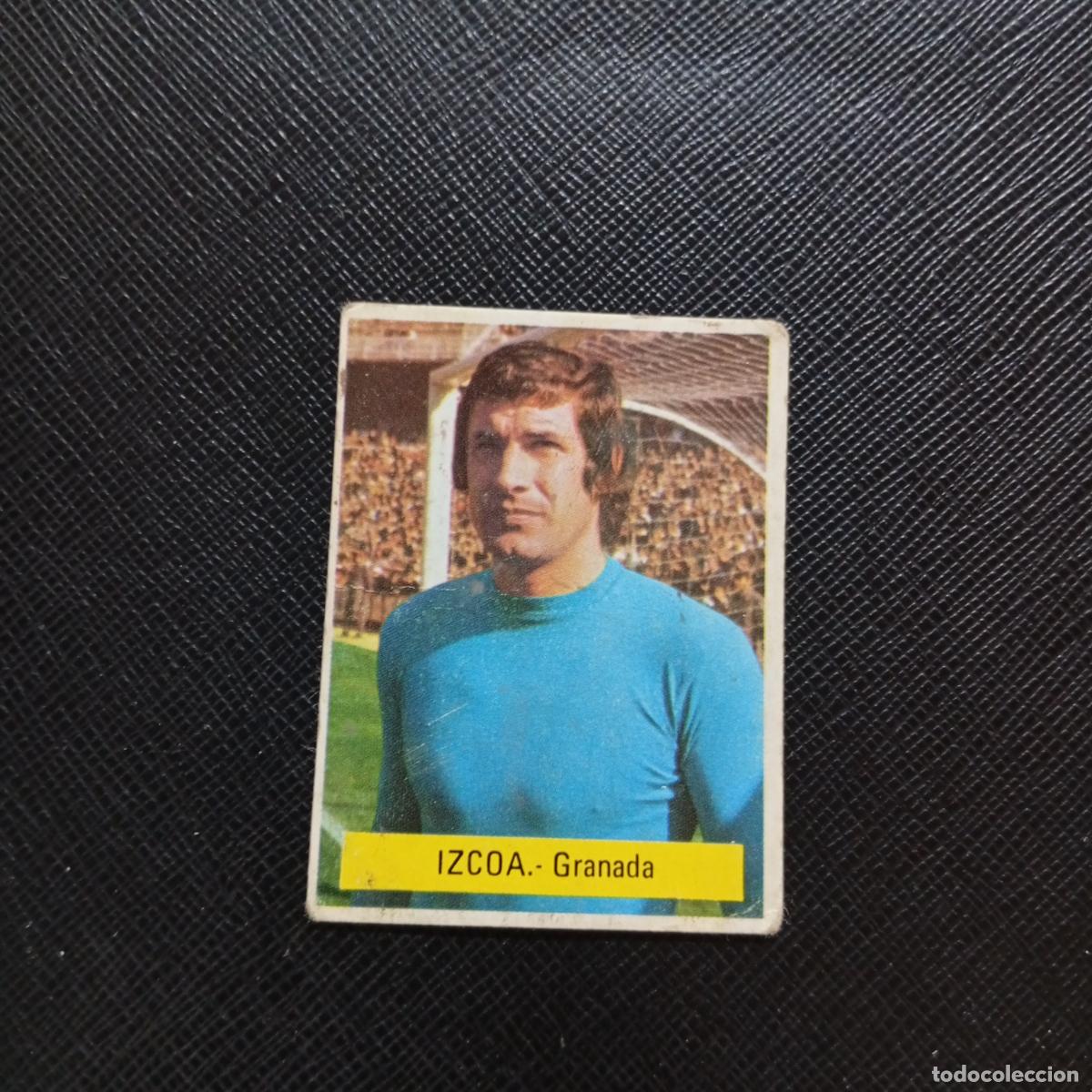 Cromos de f&uacute;tbol: IZCOA GRANADA FINI 1975 1976 CROMO FUTBOL LIGA 75 76 - DESPEGADO - A124 PG244