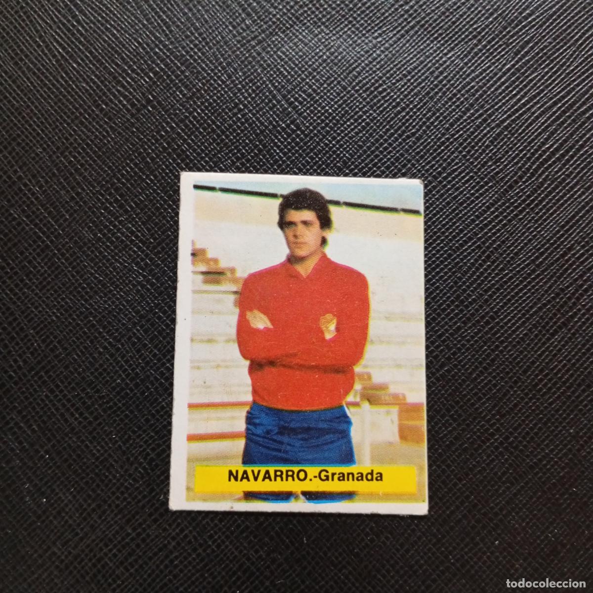 Cromos de f&uacute;tbol: NAVARRO GRANADA FINI 1975 1976 CROMO FUTBOL LIGA 75 76 - DESPEGADO - A124 PG244