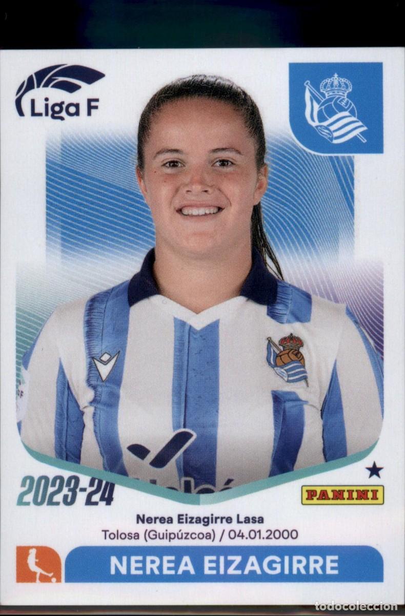 Cromos de f&uacute;tbol: Nerea Eizagirre N&ordm; 236 Real Sociedad Liga F Colecciones Este 2023 2024 Panini 23 24