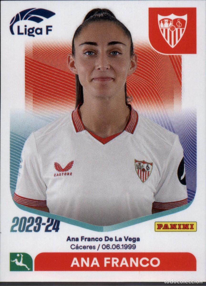 Cromos de f&uacute;tbol: Ana Franco N&ordm; 260 Sevilla FC Liga F Colecciones Este 2023 2024 Panini 23 24