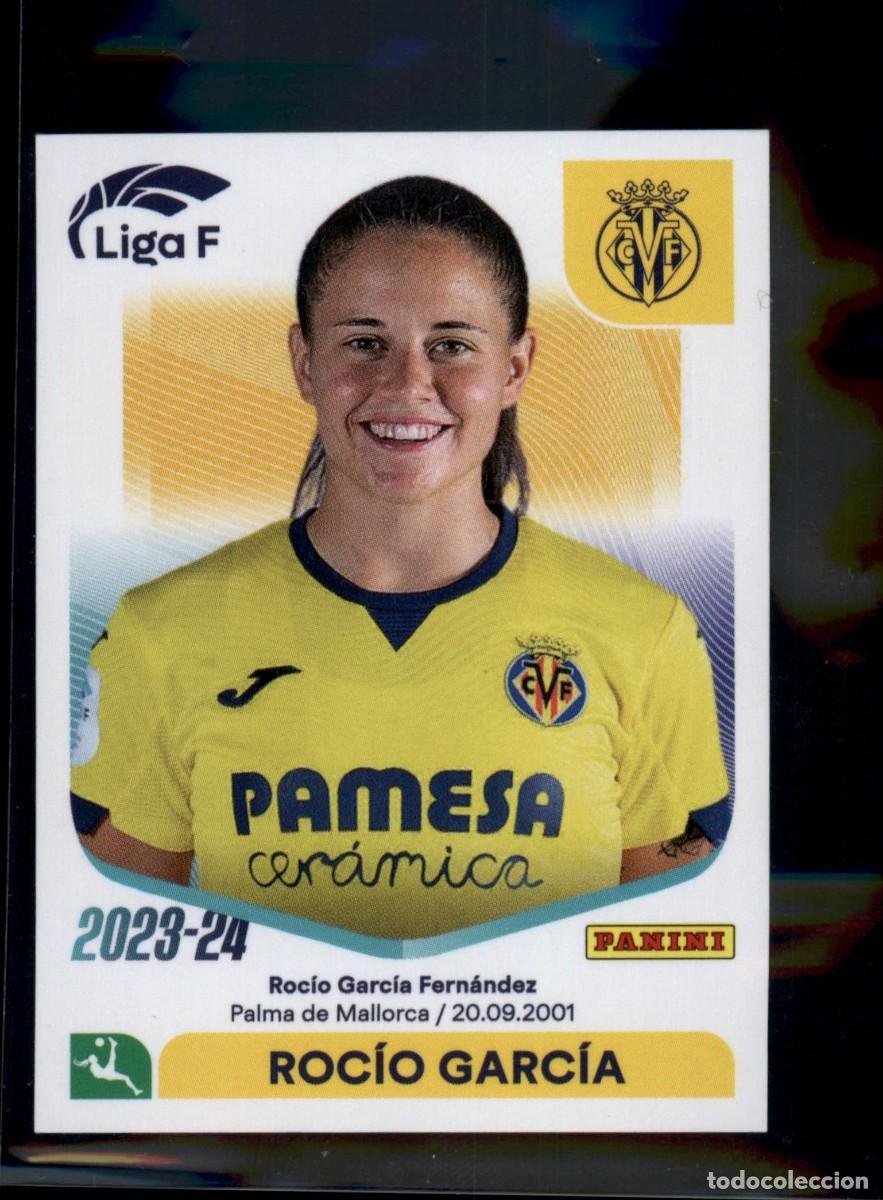 Cromos de f&uacute;tbol: Roc&iacute;o Garc&iacute;a N&ordm; 320 Villarreal CF Liga F Colecciones Este 2023 2024 Panini 23 24