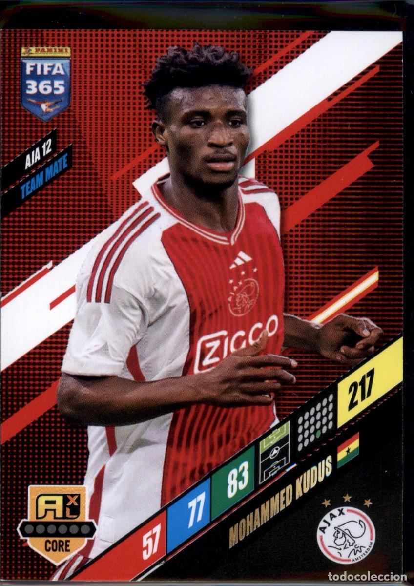 Cromos de f&uacute;tbol: Kudus Team Mate N&ordm; AJA 12 AJAX FIFA 365 2023 2024 Adrenalyn XL Panini 23 24
