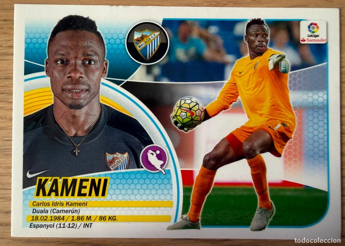 Figurine di Calcio: 1 KAMENI MALAGA 16 17 2016 2017 LIGA SANTANDER COLECCIONES ESTE SIN PEGAR STICKER