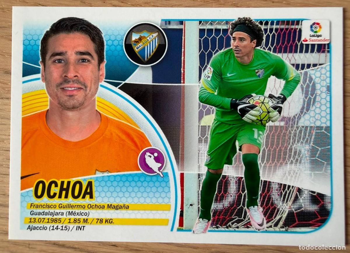 Figurine di Calcio: 2 OCHOA MALAGA 16 17 2016 2017 LIGA SANTANDER COLECCIONES ESTE SIN PEGAR STICKER