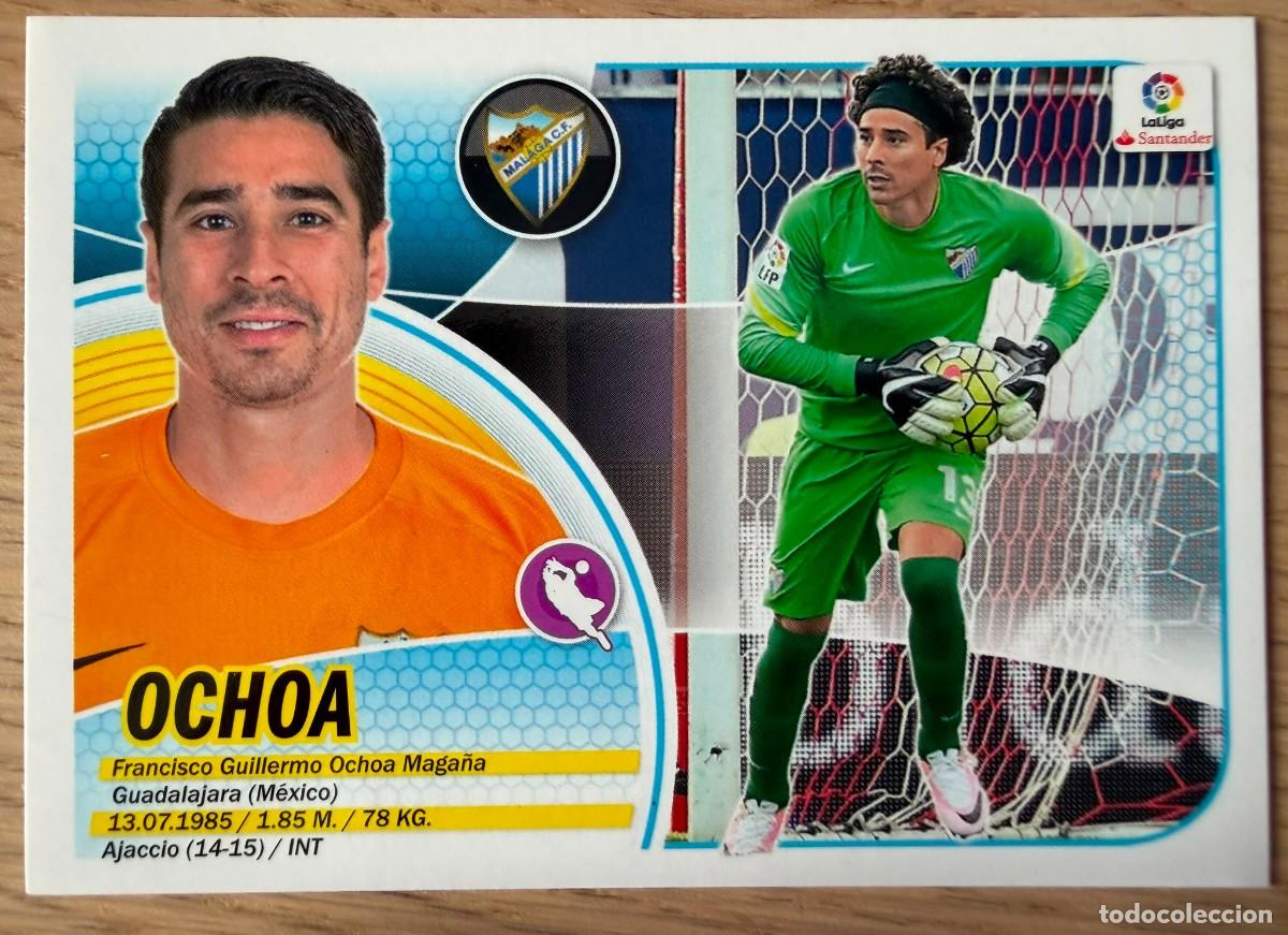 Figurine di Calcio: 2 OCHOA MALAGA 16 17 2016 2017 LIGA SANTANDER COLECCIONES ESTE SIN PEGAR STICKER
