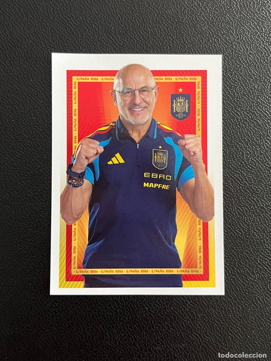 Figurine di Calcio: 7 LUIS DE LA FUENTE ESPA&Ntilde;A STICKER COLECCI&Oacute;N SELECCI&Oacute;N ESPA&Ntilde;OLA F&Uacute;TBOL CARREFOUR CROMO MUNDIAL 2026