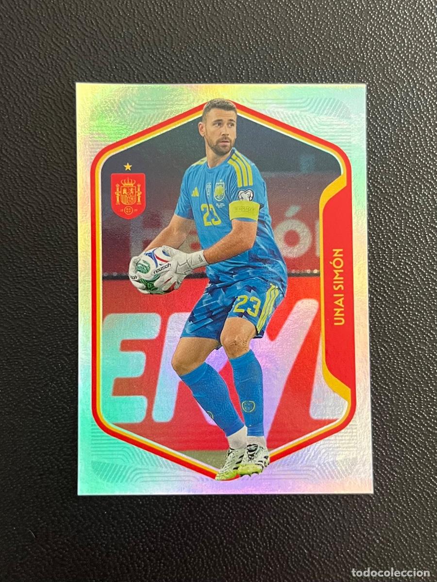 Cartes &agrave; collectionner de Football: 10 UNAI SIM&Oacute;N ESPA&Ntilde;A STICKER COLECCI&Oacute;N SELECCI&Oacute;N ESPA&Ntilde;OLA F&Uacute;TBOL CARREFOUR CROMO MUNDIAL 2026