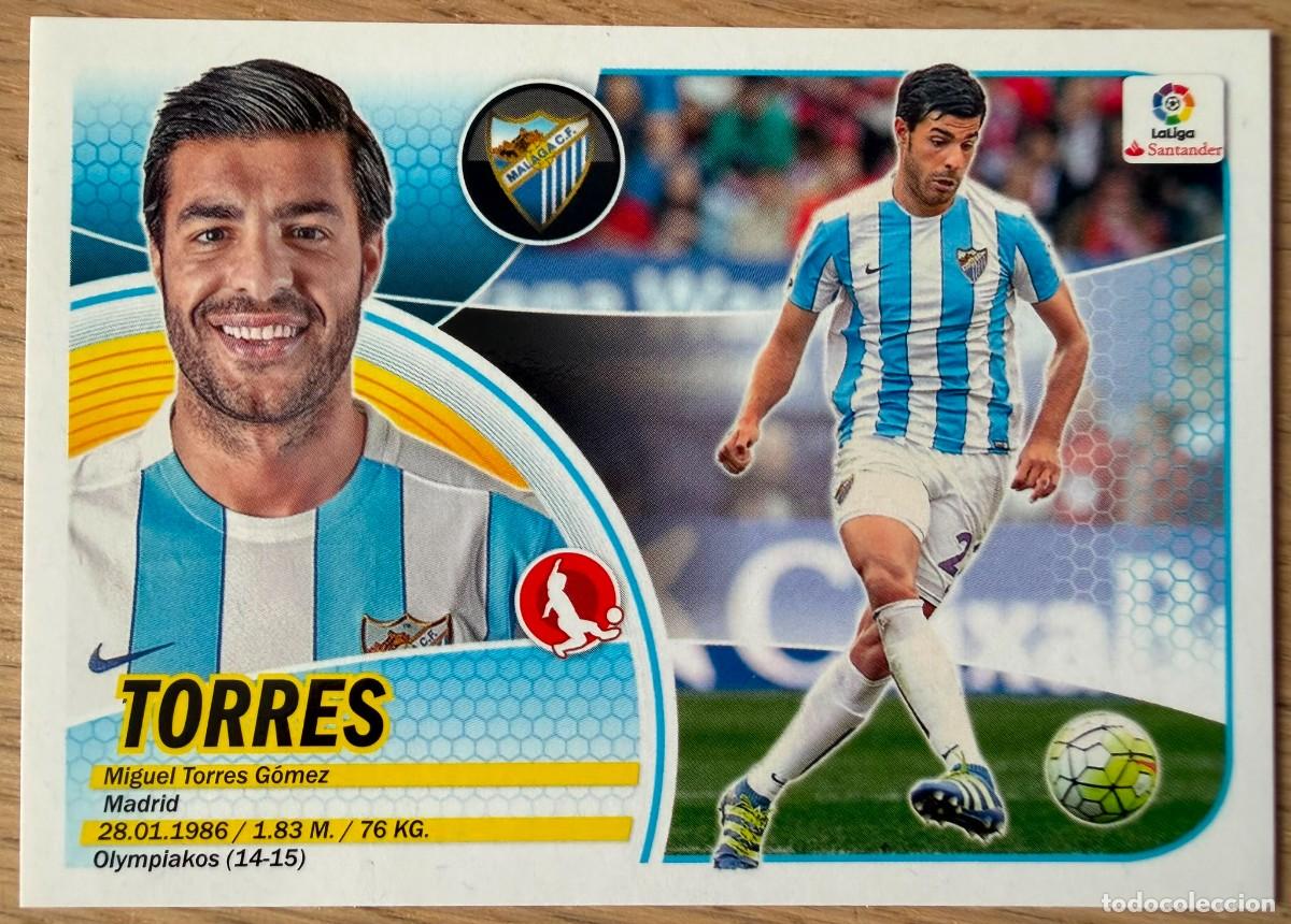 Cartes &agrave; collectionner de Football: 7A 7 A MIGUEL TORRES MALAGA 16 17 2016 2017 LIGA SANTANDER COLECCIONES ESTE SIN PEGAR STICKER