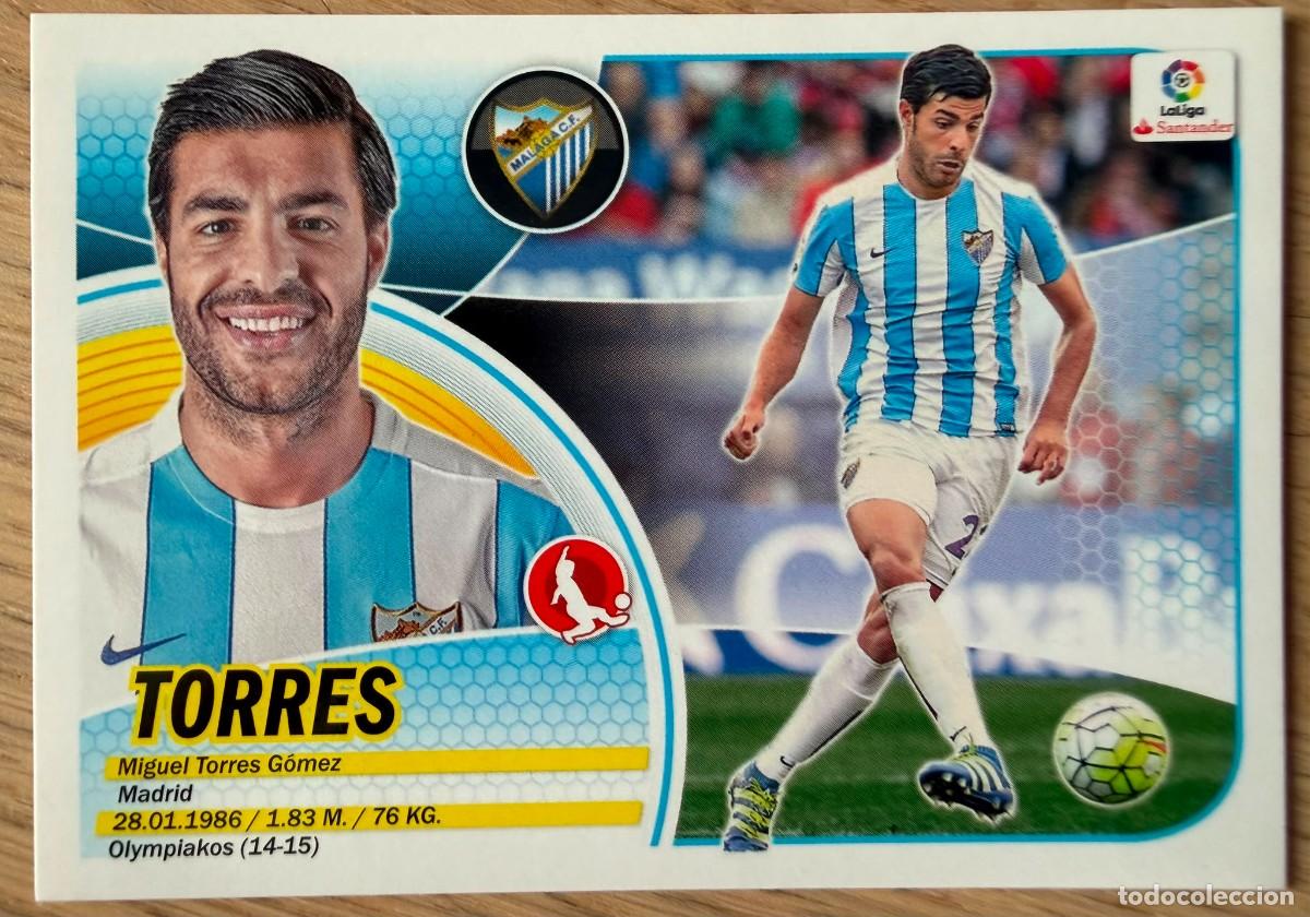 Cartes &agrave; collectionner de Football: 7A 7 A MIGUEL TORRES MALAGA 16 17 2016 2017 LIGA SANTANDER COLECCIONES ESTE SIN PEGAR STICKER