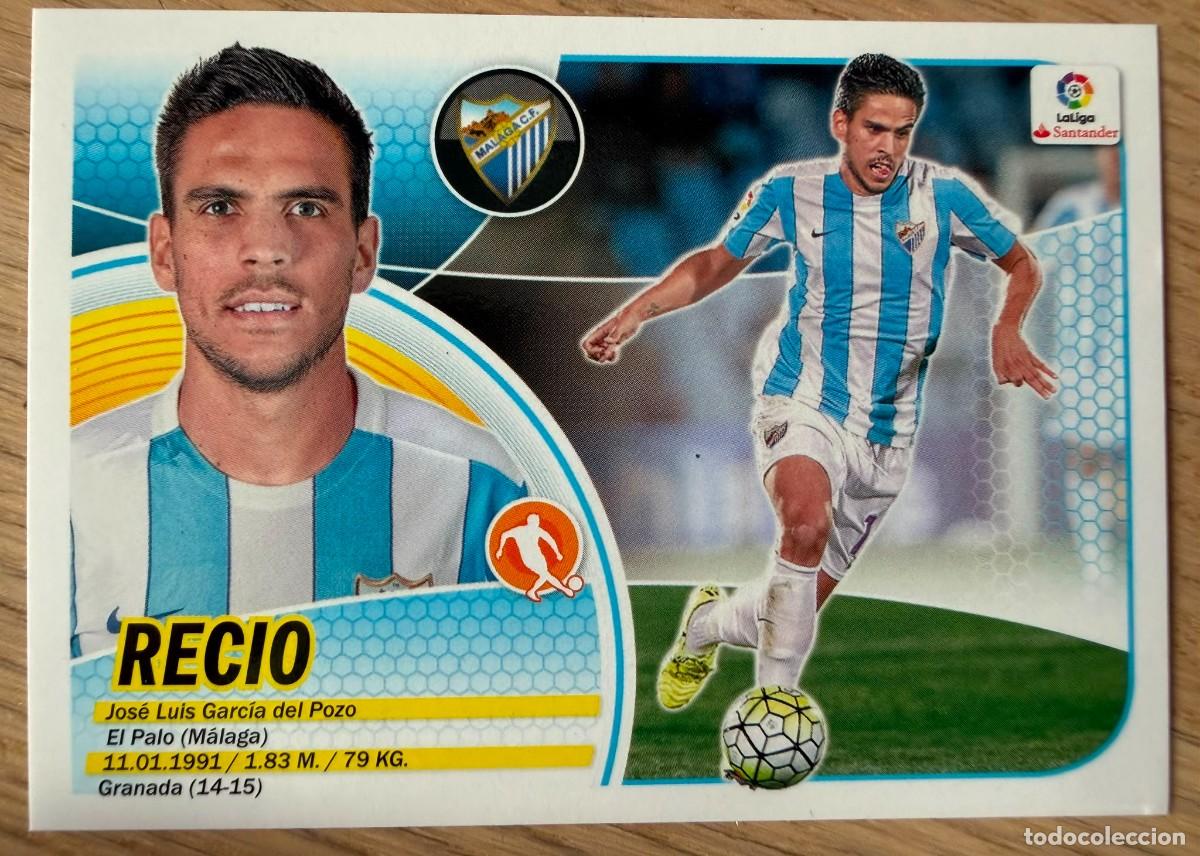 Cartes &agrave; collectionner de Football: 9 RECIO MALAGA 16 17 2016 2017 LIGA SANTANDER COLECCIONES ESTE SIN PEGAR STICKER