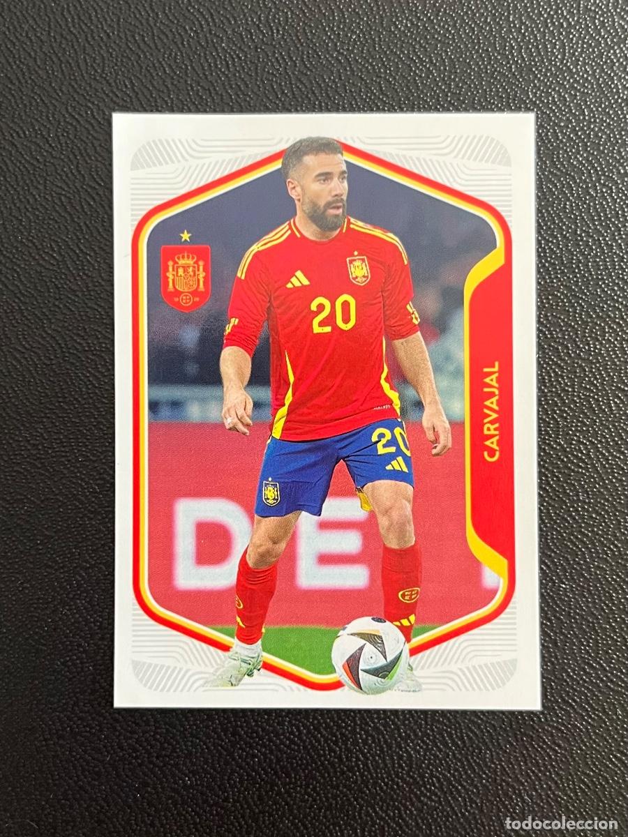 Cartes &agrave; collectionner de Football: 16 DANI CARVAJAL ESPA&Ntilde;A STICKER COLECCI&Oacute;N SELECCI&Oacute;N ESPA&Ntilde;OLA F&Uacute;TBOL CARREFOUR CROMO MUNDIAL 2026