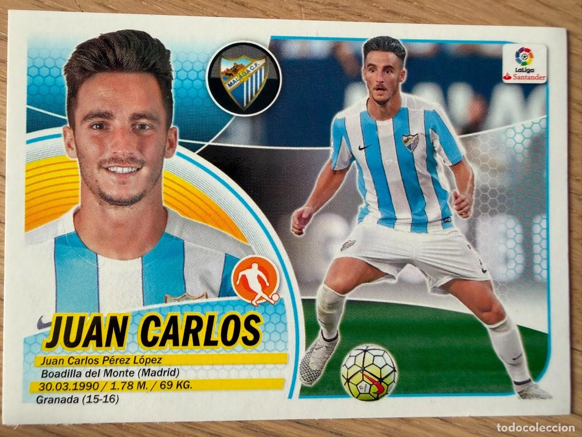 Cartes &agrave; collectionner de Football: 10 JUAN CARLOS MALAGA 16 17 2016 2017 LIGA SANTANDER COLECCIONES ESTE SIN PEGAR STICKER