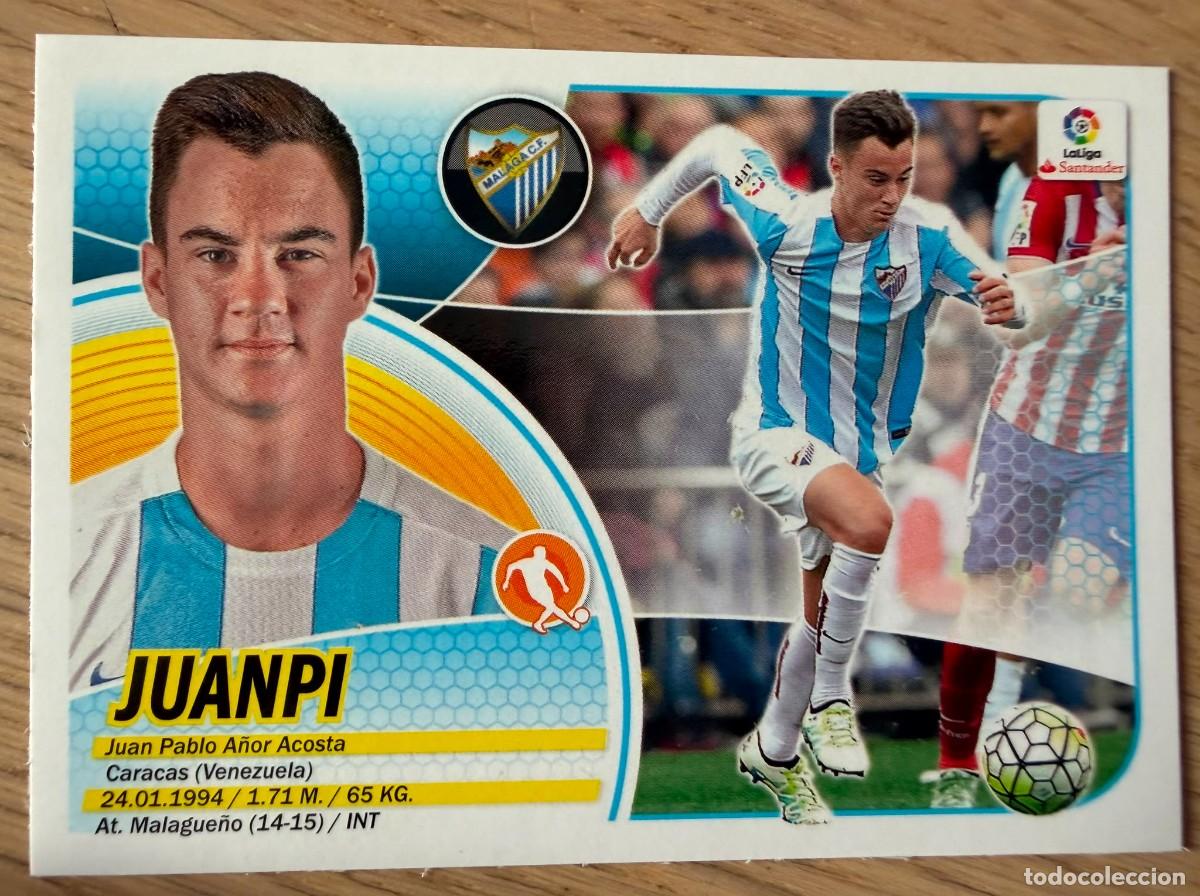 Cartes &agrave; collectionner de Football: 11 JUANPI MALAGA 16 17 2016 2017 LIGA SANTANDER COLECCIONES ESTE SIN PEGAR STICKER