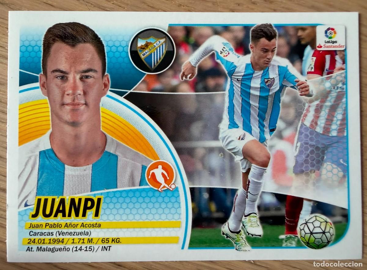 Cartes &agrave; collectionner de Football: 11 JUANPI MALAGA 16 17 2016 2017 LIGA SANTANDER COLECCIONES ESTE SIN PEGAR STICKER