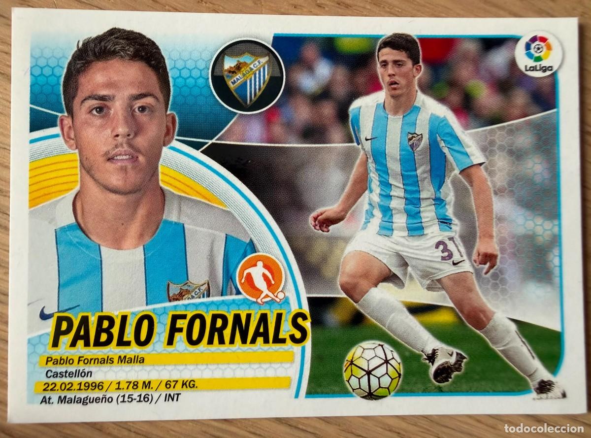Cromos de f&uacute;tbol: 12A FORNALS SOLO LOGO LIGA MALAGA 16 17 2016 2017 LIGA SANTANDER COLECCIONES ESTE SIN PEGAR STICKER