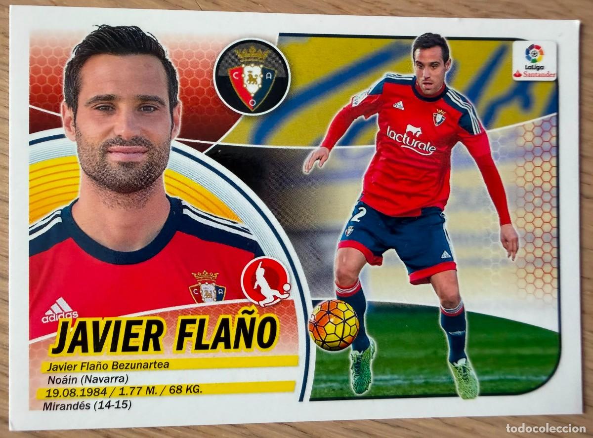 Cromos de f&uacute;tbol: 3 JAVIER FLA&Ntilde;O OSASUNA 16 17 2016 2017 LIGA SANTANDER COLECCIONES ESTE SIN PEGAR STICKER