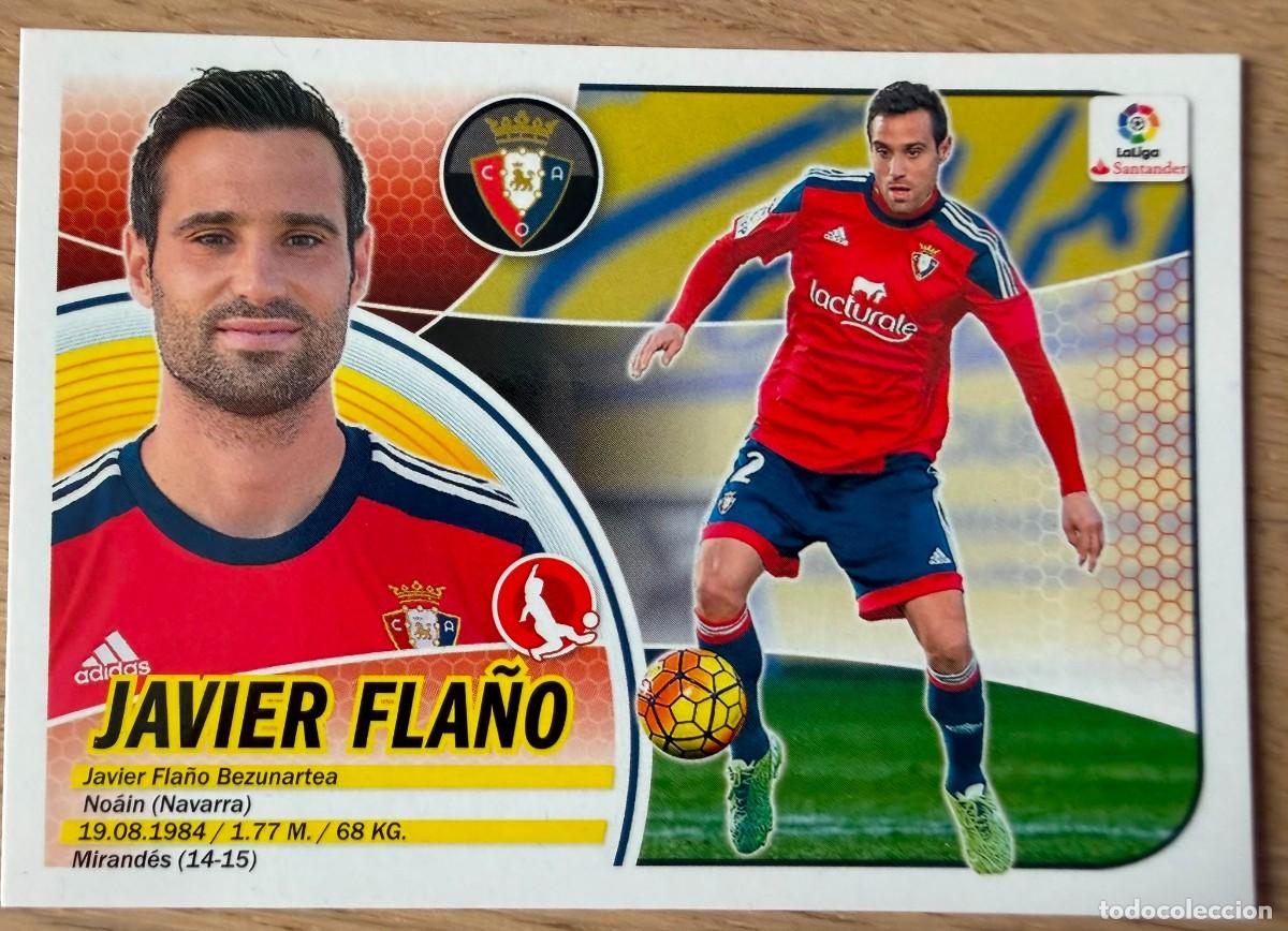 Cromos de f&uacute;tbol: 3 JAVIER FLA&Ntilde;O OSASUNA 16 17 2016 2017 LIGA SANTANDER COLECCIONES ESTE SIN PEGAR STICKER