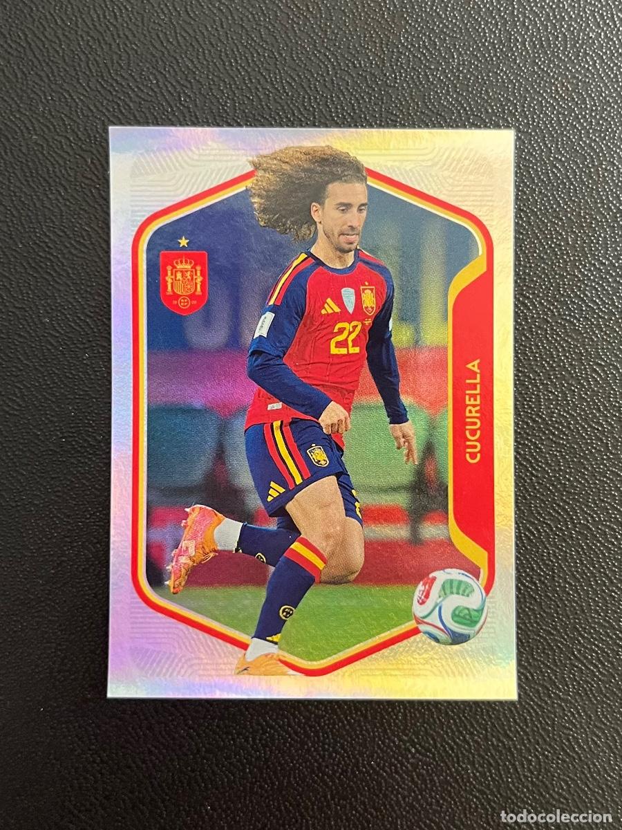 Cromos de f&uacute;tbol: 28 MARC CUCURELLA ESPA&Ntilde;A STICKER COLECCI&Oacute;N SELECCI&Oacute;N ESPA&Ntilde;OLA F&Uacute;TBOL CARREFOUR CROMO MUNDIAL 2026