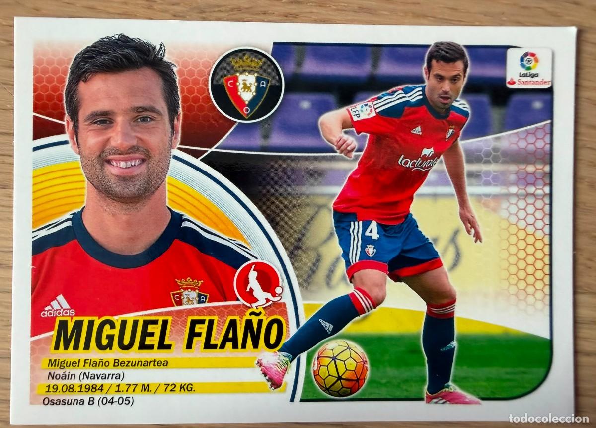 Cromos de f&uacute;tbol: 5 MIGUEL FLA&Ntilde;O OSASUNA 16 17 2016 2017 LIGA SANTANDER COLECCIONES ESTE SIN PEGAR STICKER