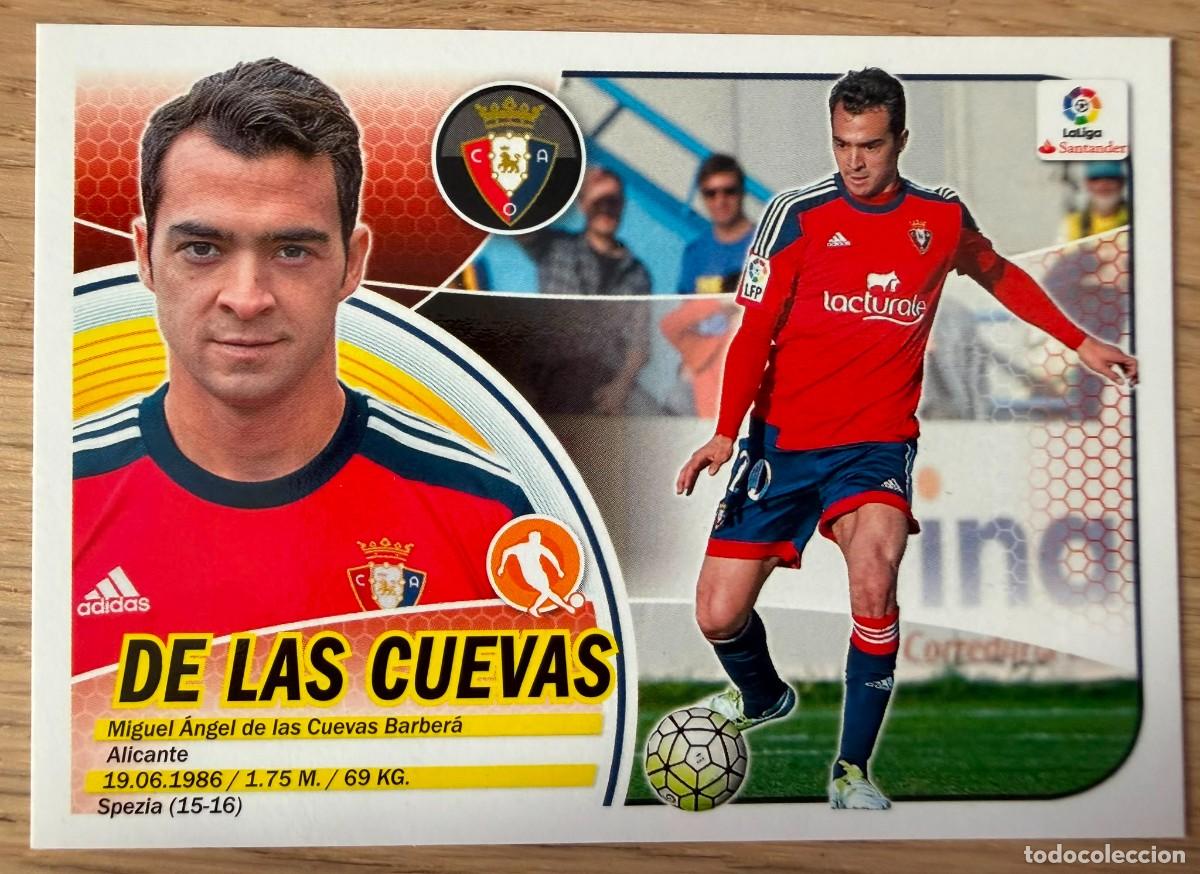 Cromos de f&uacute;tbol: 11 MIGUEL DE LAS CUEVAS OSASUNA 16 17 2016 2017 LIGA SANTANDER COLECCIONES ESTE SIN PEGAR STICKER