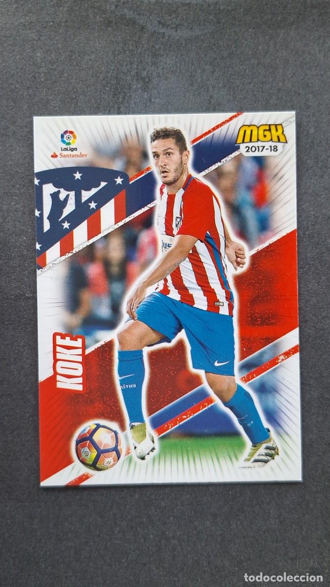 Cromos de f&uacute;tbol: L1 KOKE ATLETICO DE MADRID 65 PANINI MEGACRACKS 2017 2018 17 18