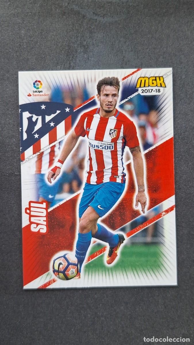 Cromos de f&uacute;tbol: L1 SAUL ATLETICO DE MADRID 66 PANINI MEGACRACKS 2017 2018 17 18